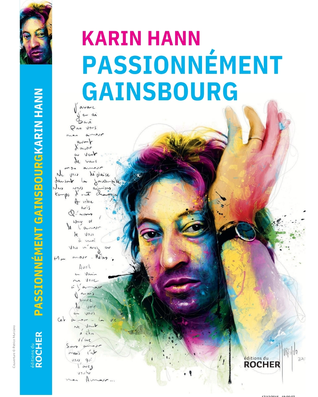 couverture passionnément Gainsbourg Karin Hann